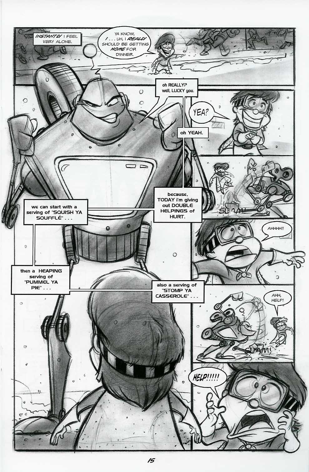 Read online Herobear And The Kid (1999) comic -  Issue #3 - 17