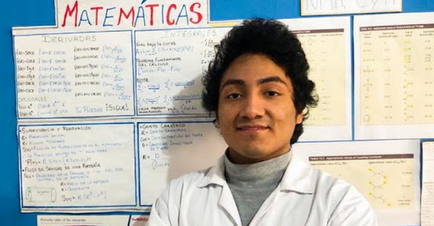 RUBÉN VELÁSQUEZ ARBIETO: Joven talento hijo de docentes desarrolla proteína contra heladas para proteger cultivos RUBÉN VELÁSQUEZ ARBIETO: Joven talento hijo de docentes desarrolla proteína contra heladas para proteger cultivos