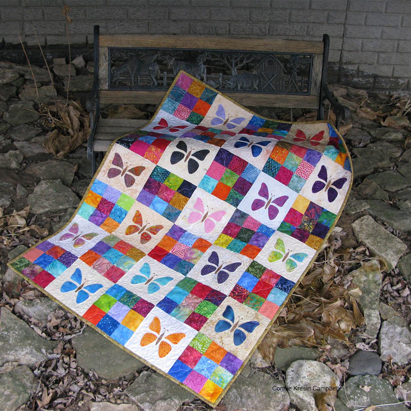 Butterfly Baby Quilt Tutorial Free