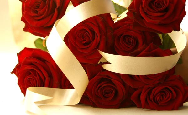Red Roses Bouquet Valentines Day