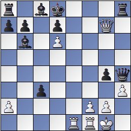 Posición de la partida de ajedrez Sala-Capdevila después de 21.Dxg7