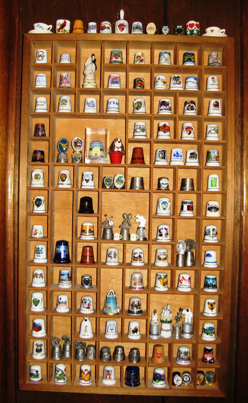 The Napping Quilter Thimble Collection.....20 Years With CFS