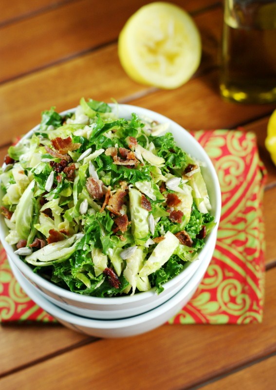Shredded Brussels Sprouts Salad | The Kitchen is My Playground