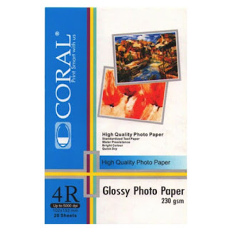 Discount Coral Glossy Photo Paper 230Gsm Ukuran 4R Dijamin Ori