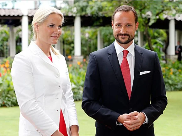 Crown Prince Haakon and Crown Princess Mette-Marit met the Secretary-General of the ASEAN, Dr Surin Pitsuwan