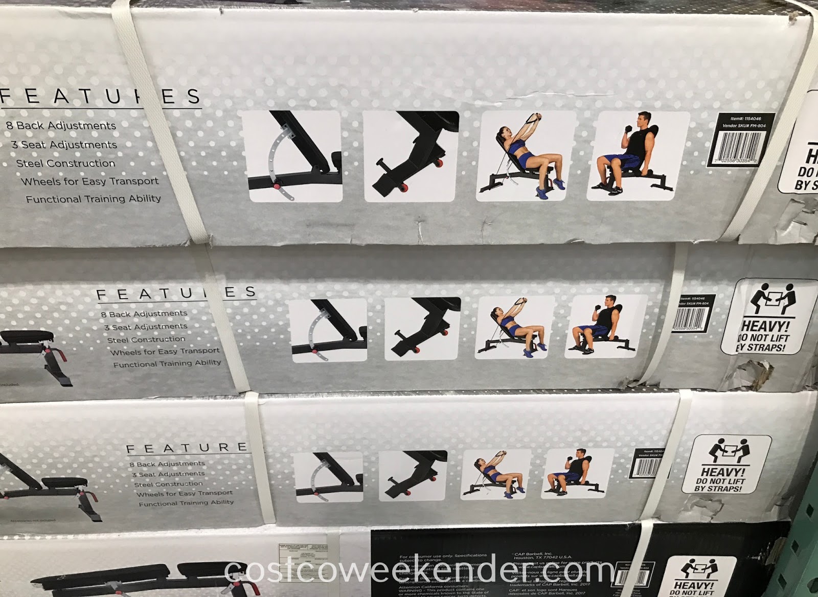 CAP Deluxe Utility Bench Costco Weekender