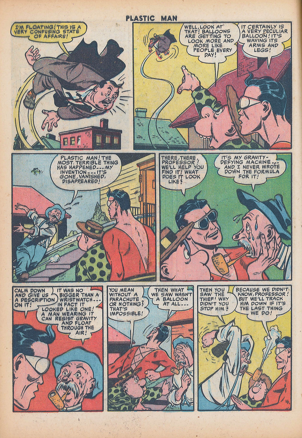 Read online Plastic Man (1943) comic -  Issue #30 - 6