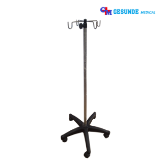 Jual Tiang Infus Portable 5 Roda Stainless Steel Tiang Infus Portable 5 Roda Stainless Steel