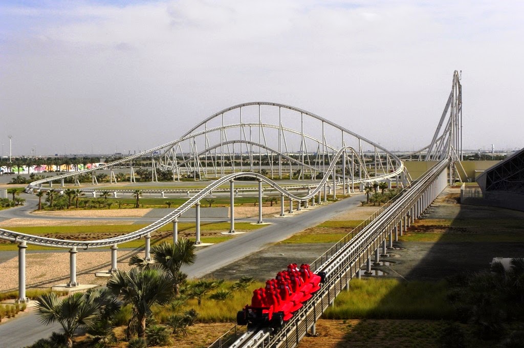 Американские горки в дубае Американские горки в дубае