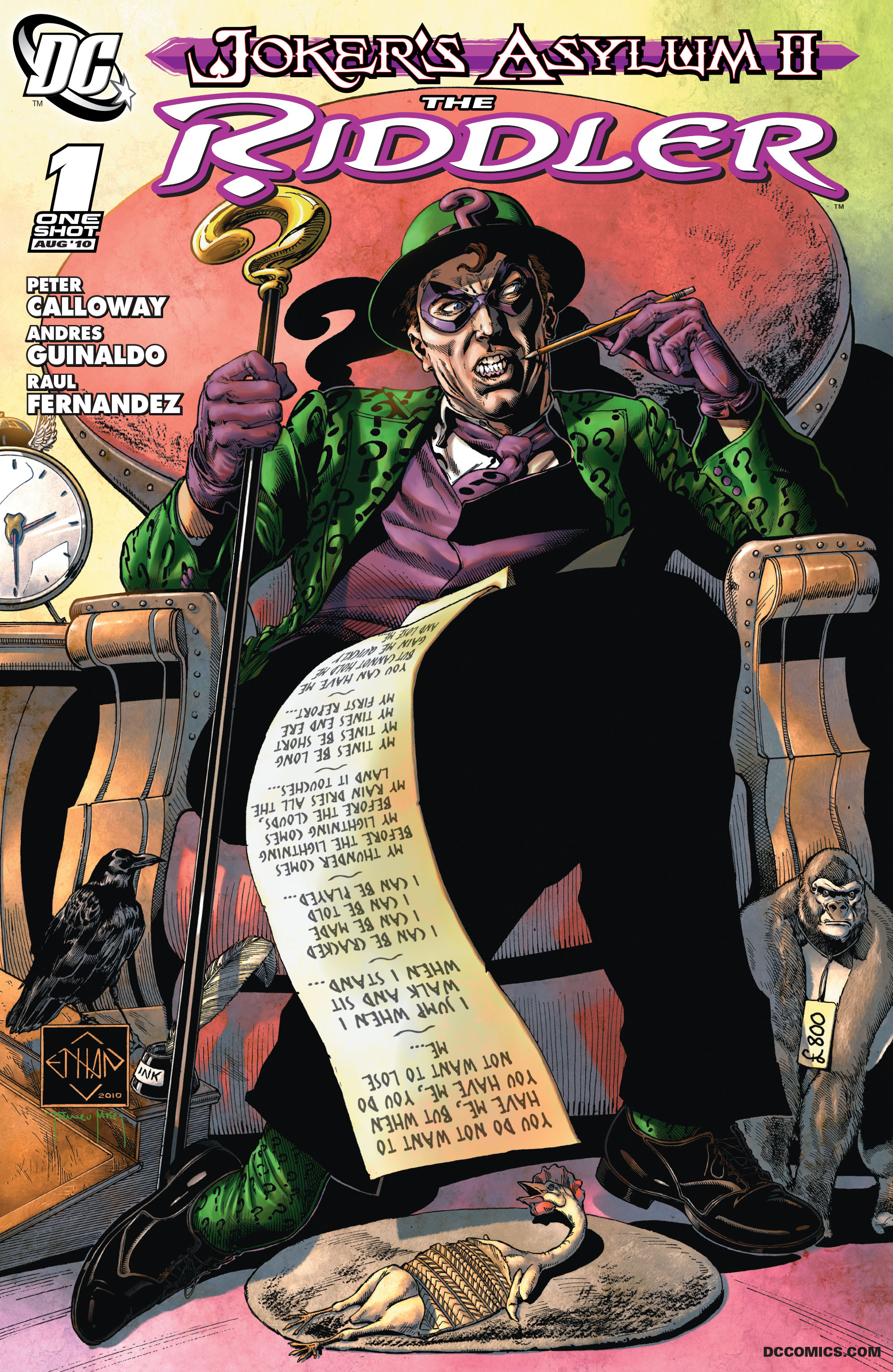 Read online Joker's Asylum II: The Riddler comic -  Issue # Full - 1
