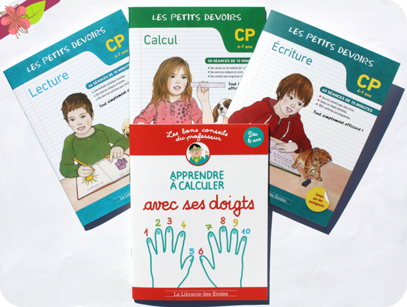 "Les petits devoirs" : Lecture, Ecriture, Calcul et "Les bons conseils" : Apprendre à calculer avec ses doigts - La Librairie des Écoles