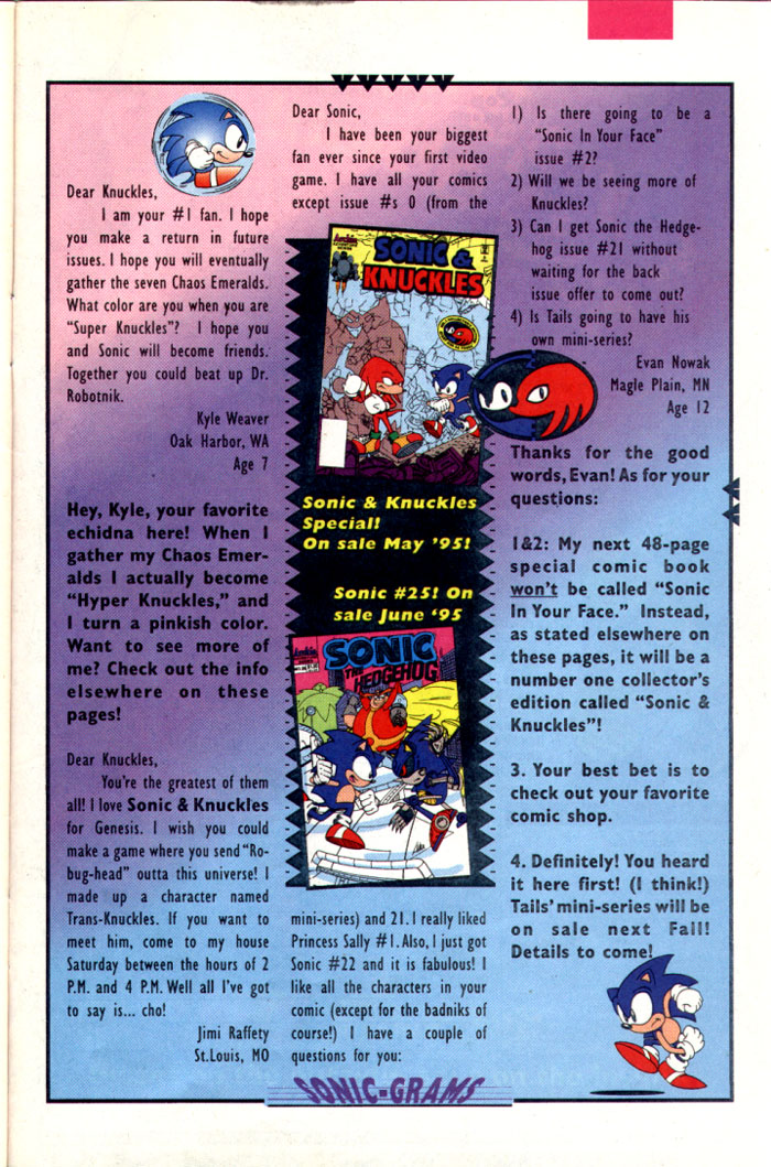 Read online Sonic The Hedgehog comic -  Issue #24 - 28