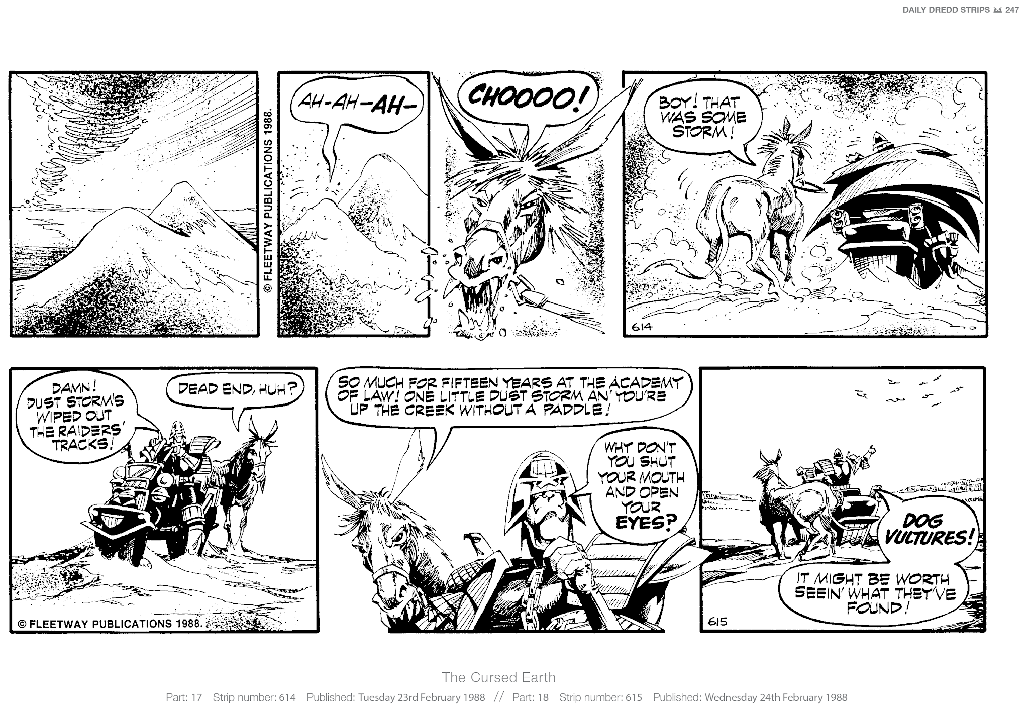 Read online Judge Dredd: The Daily Dredds comic -  Issue # TPB 2 - 250