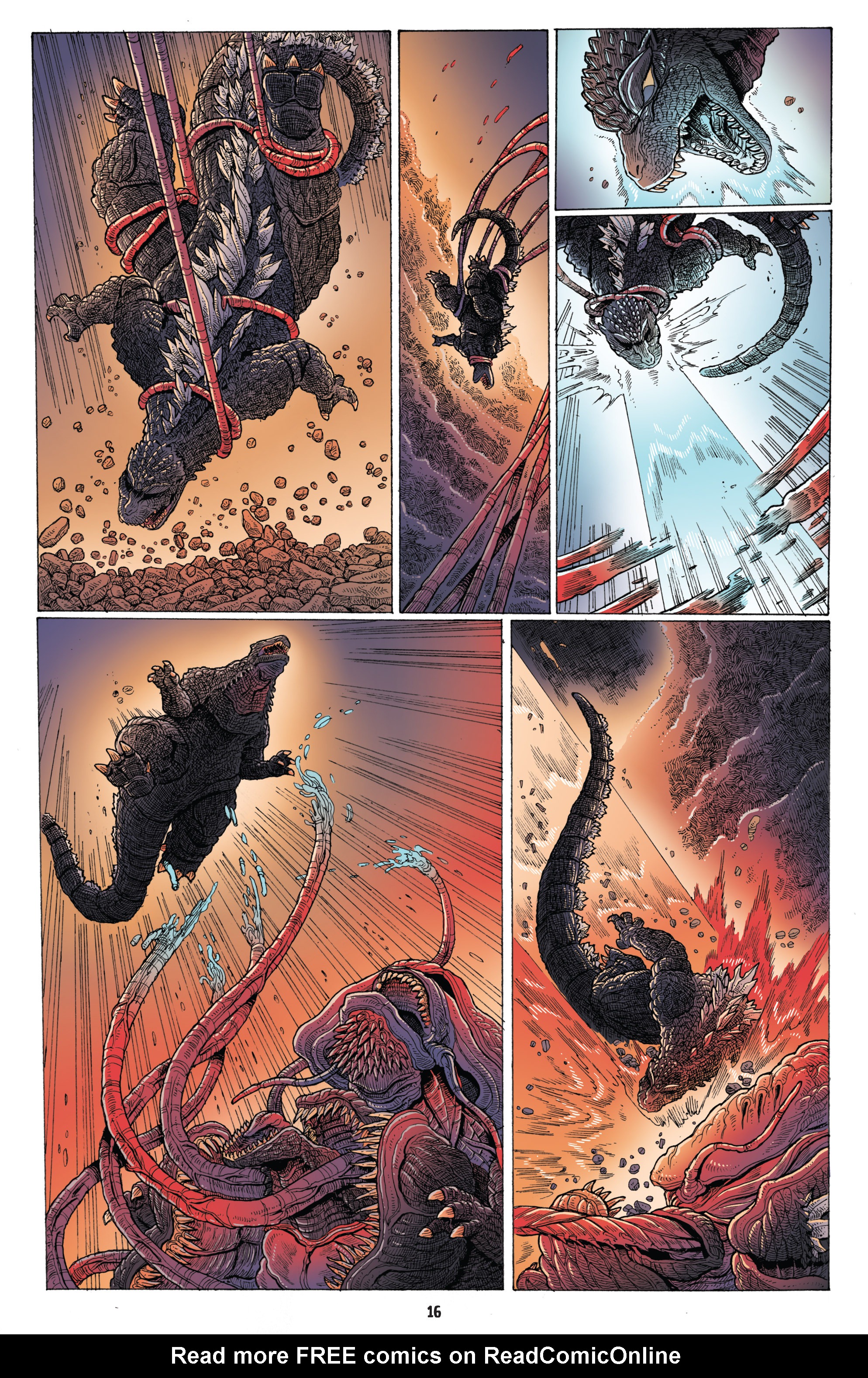 Read online Godzilla in Hell (2015) comic -  Issue #1 - 16