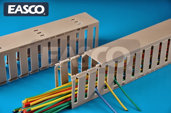 EASCO Wiring Accessories: EASCO Wide Rib Open Slot Wiring Duct