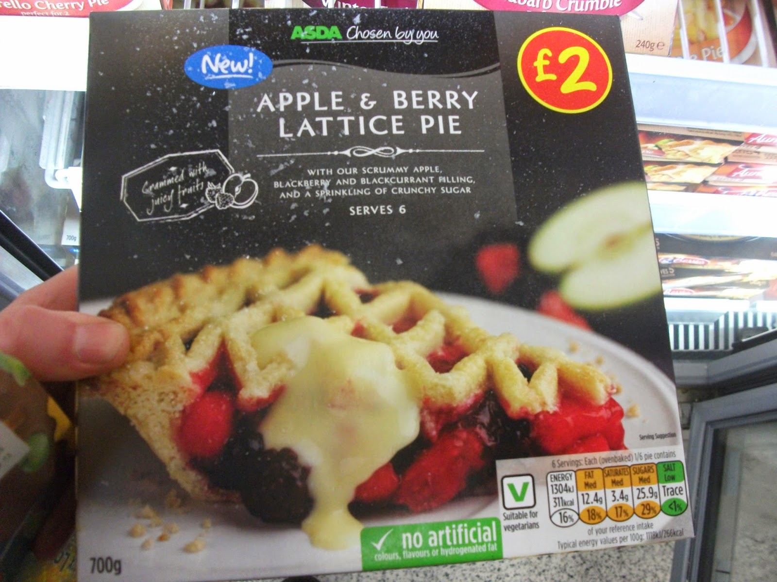 New at Asda! Dessert Hybrids, Cheesecakes, Gateaus, Pies, Ice Creams etc.