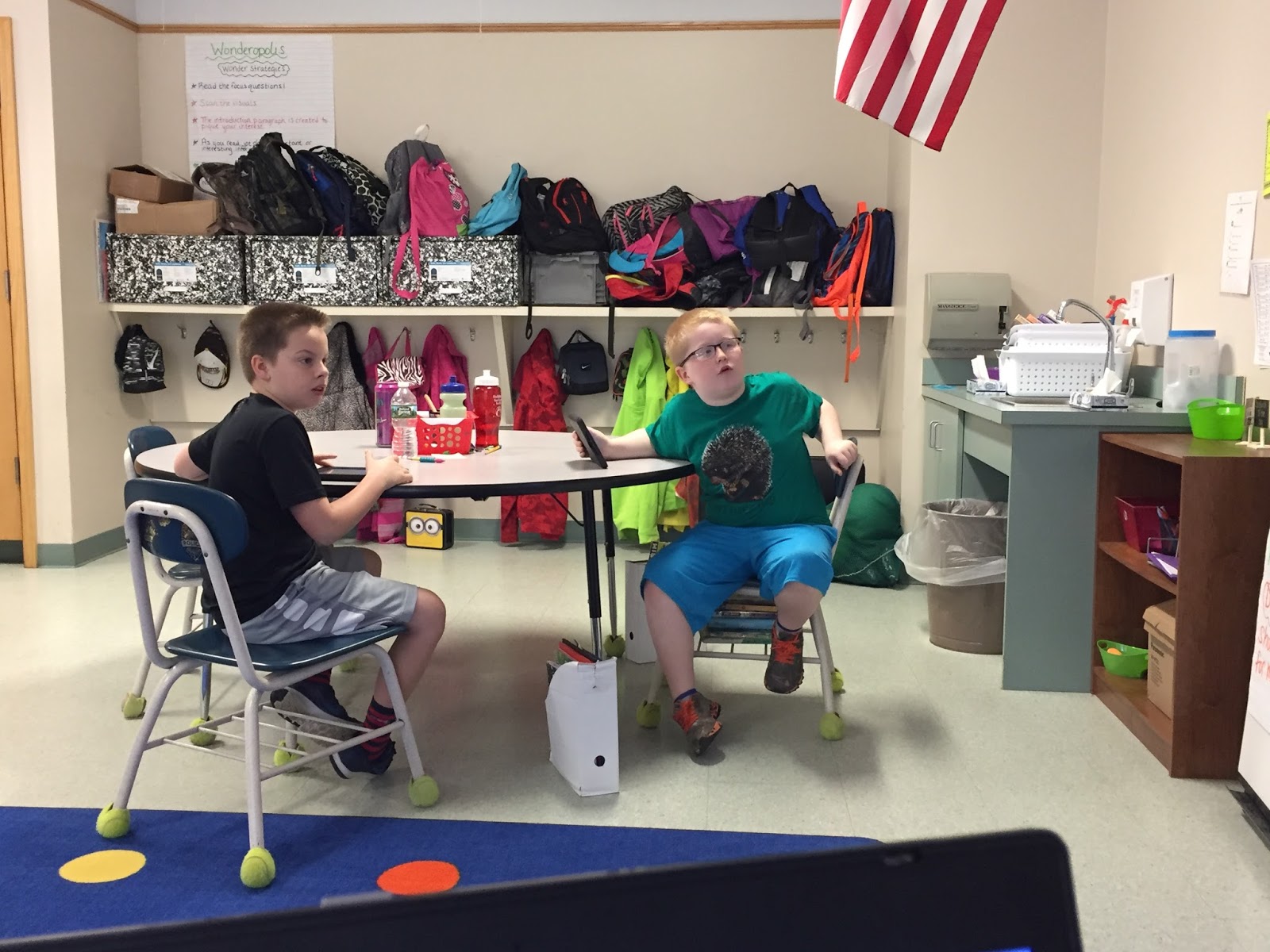 Mrs. Finnerty's Classroom Reviewing States and Capitals with Kahoot