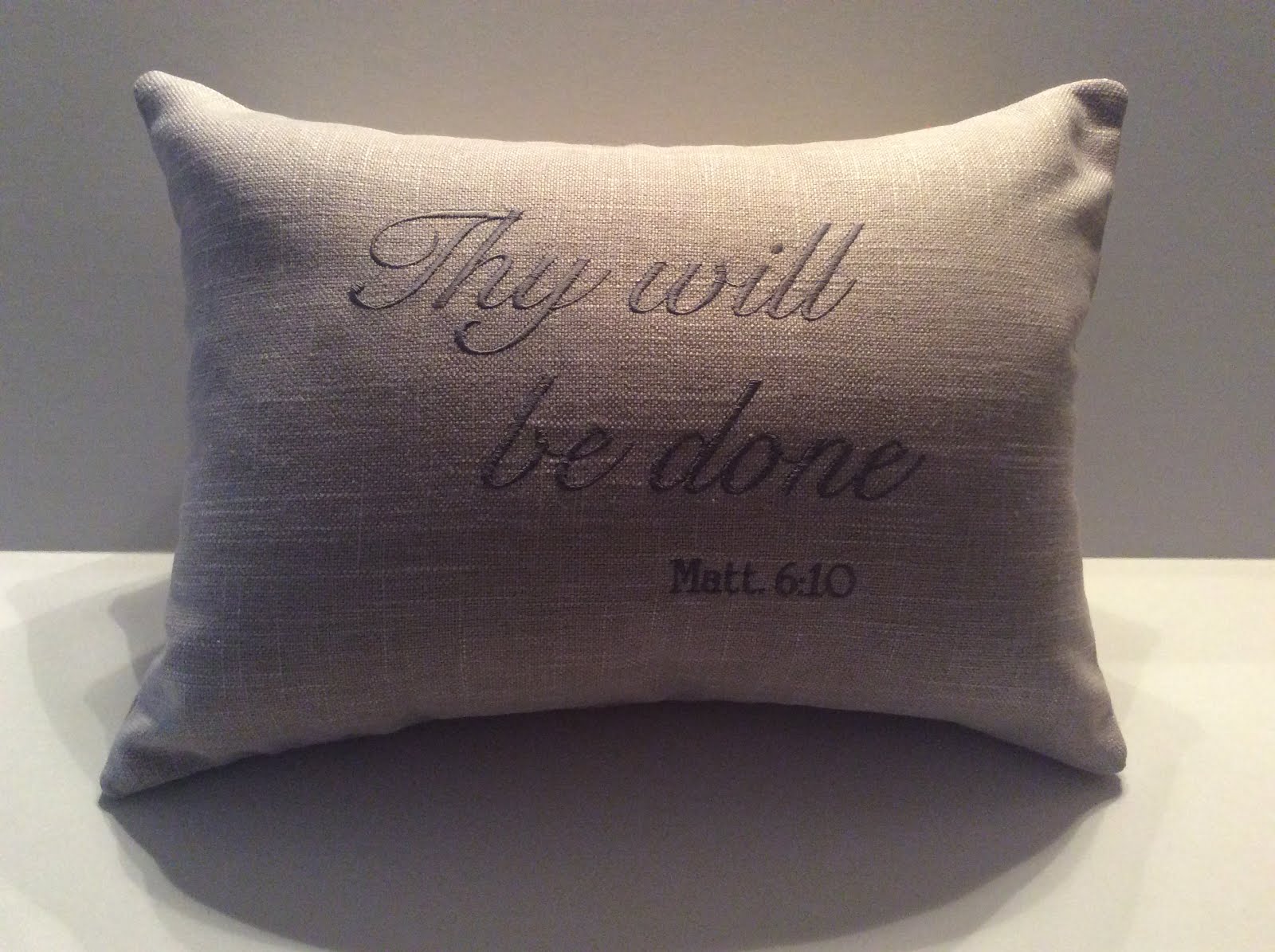 Matt. 6:10 - Natural Linen