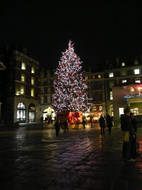 Londres Covent Garden à Noël