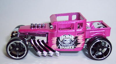 Hot Wheels Pink Bone Shaker Diecast Vehicle HW Showroom American Turbo 181 250
