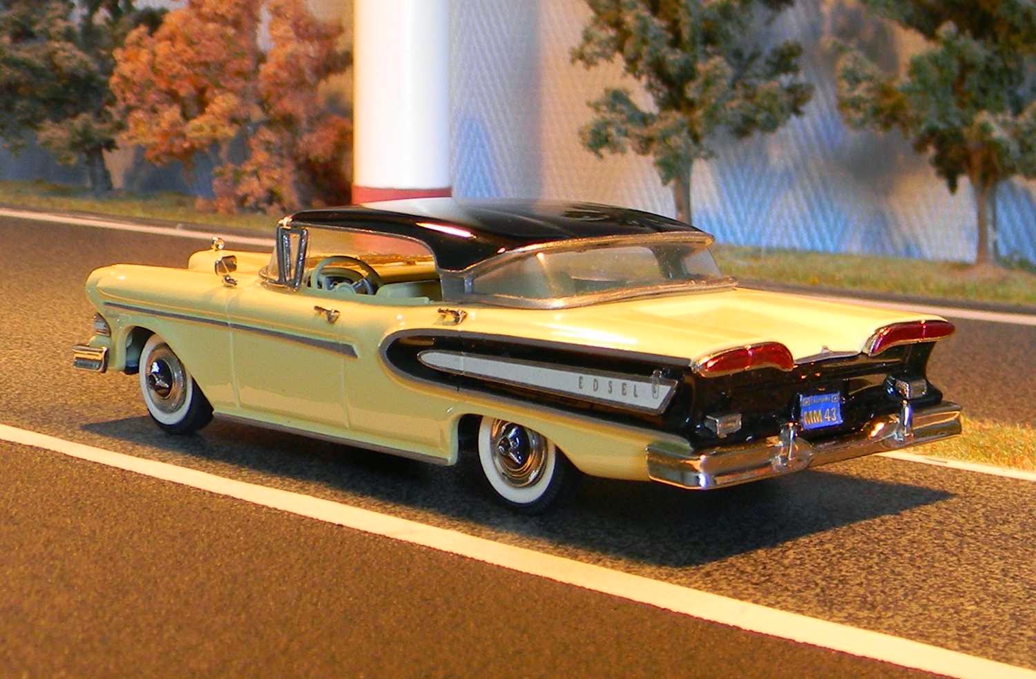 Zaugg Models Empire 1/43 Scale No.8 - 1958 Edsel Pacer - Yellow/Black