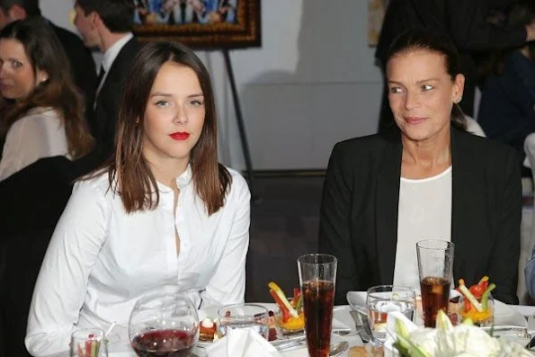 Princess Stephanie of Monaco and Pauline Ducruet at World AIDS Day