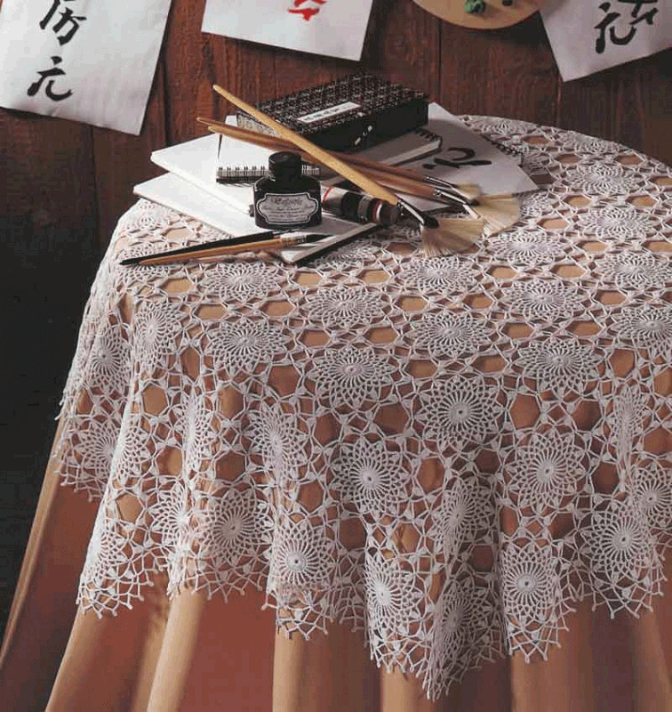 МОИ ПЕТЕЛЬКИ: Скатерть-самобранка