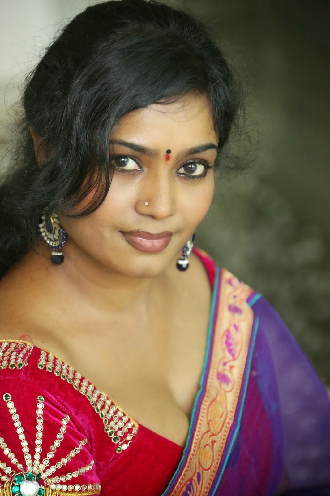 Special For All Actress Jayavani Pictures In Saree At Rajamahal Pre