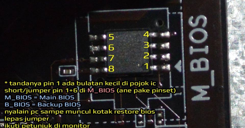 MiFi 7 PAKSA BACKUP BIOS PADA MOTHERBOARD GIGABYTE