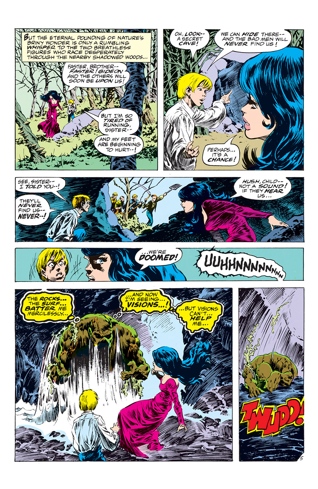 Read online Swamp Thing (1972) comic -  Issue #5 - 6