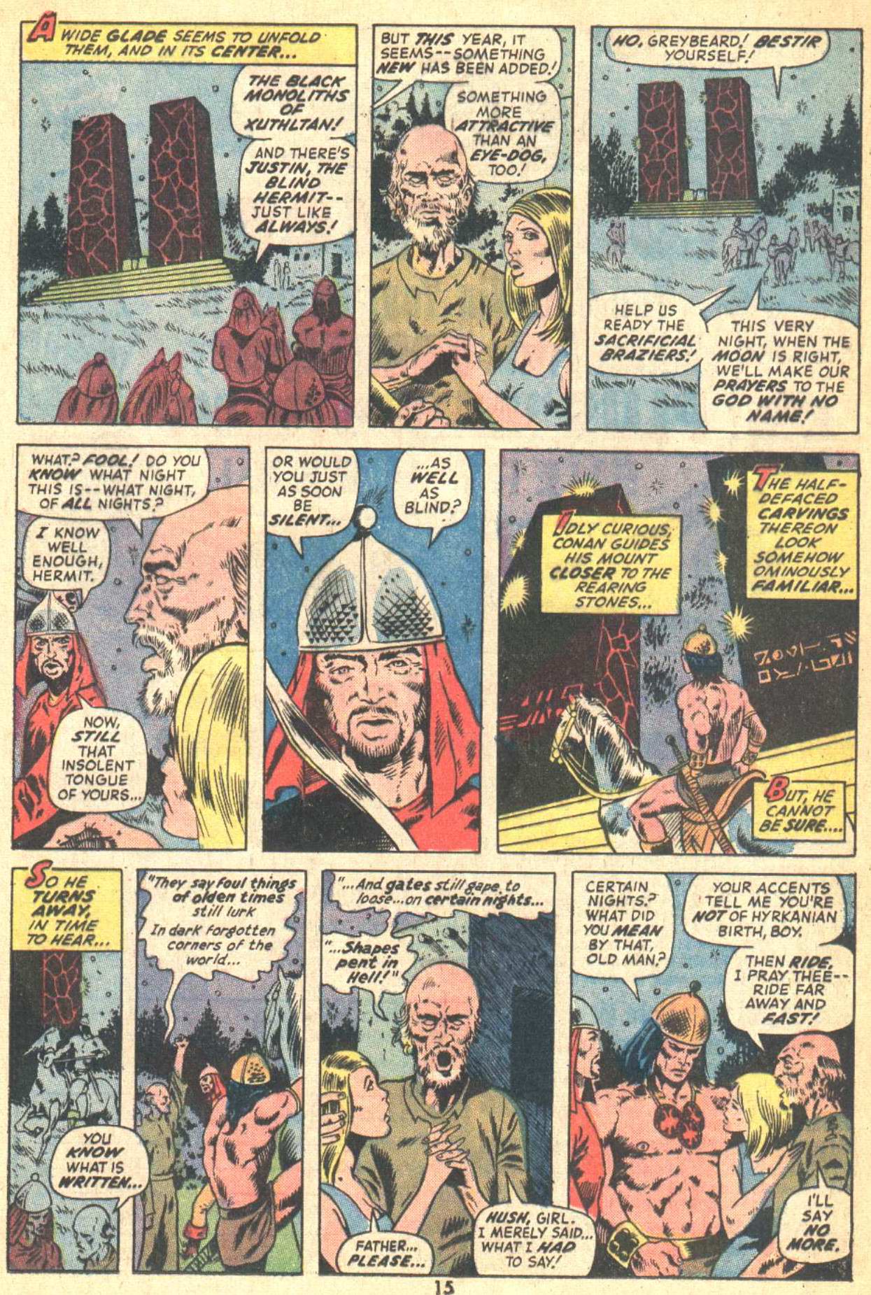 Read online Conan the Barbarian (1970) comic -  Issue #21 - 12