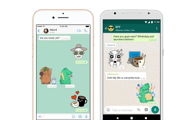 Cara Mengirim Stiker di WhatsApp Android dan iOS