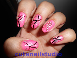 cancer nail breast awareness nails cute thanks