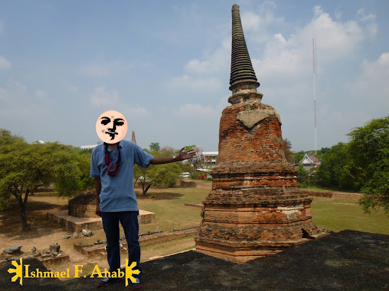 My selfie at Ayutthaya Historical Park, Thailand