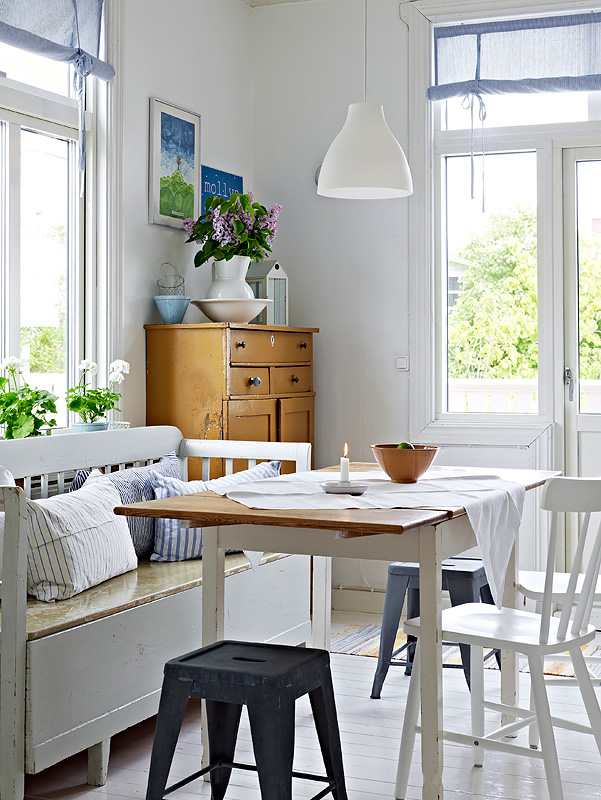 ESTILO RUSTICO: PEQUENOS COMEDORES