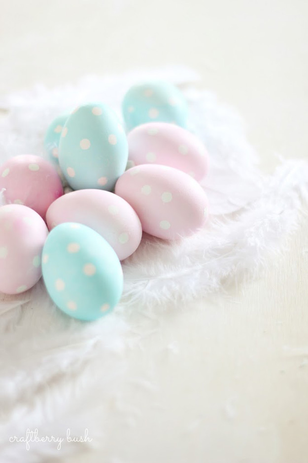 Polka Dot Easter Eggs