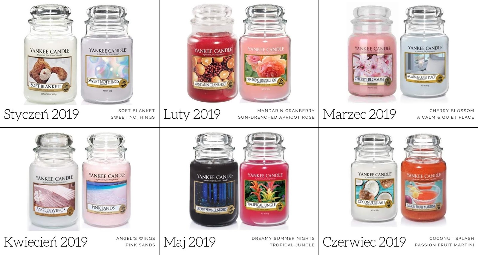 yankee candle zapach miesiąca 2019