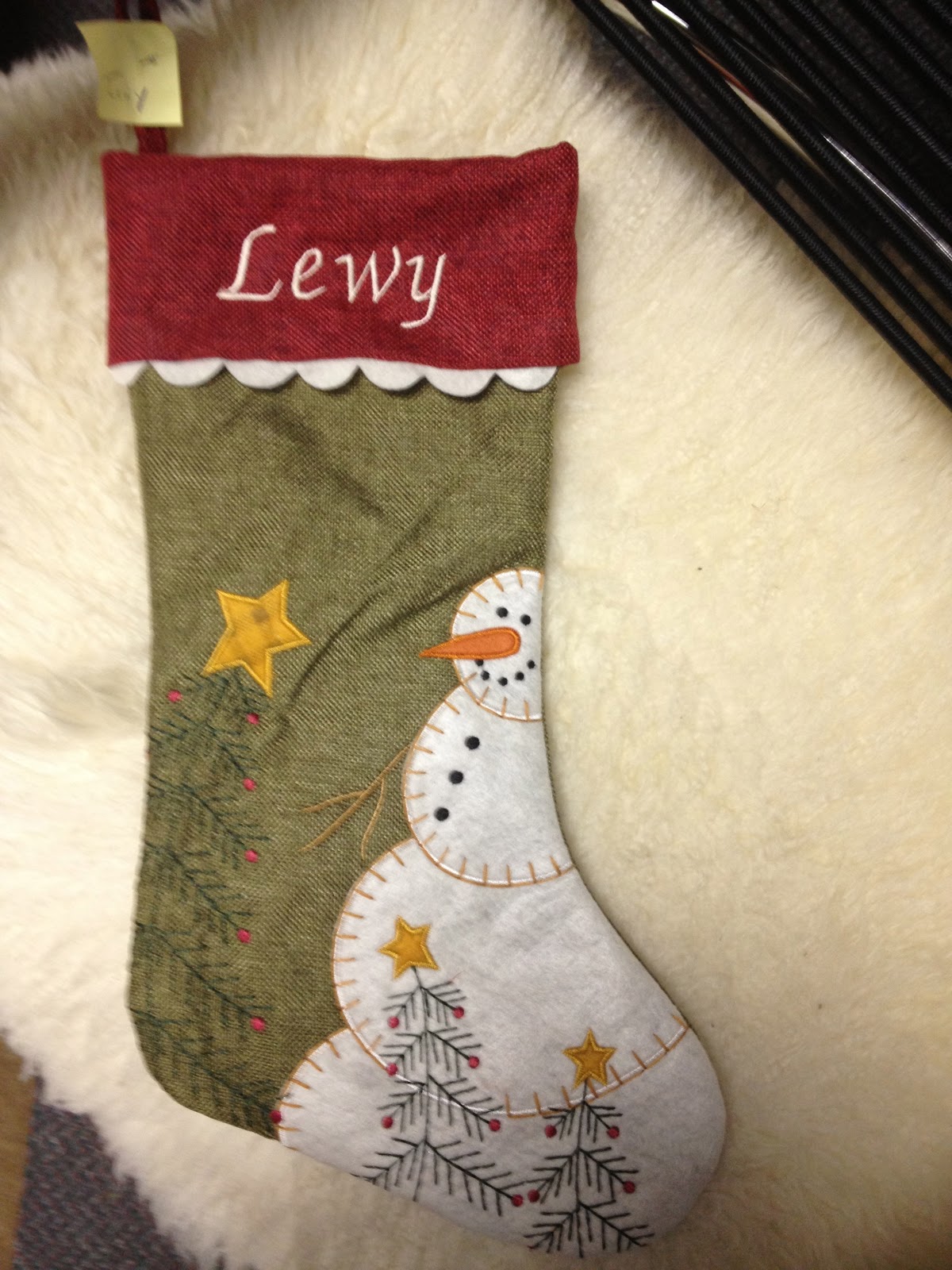 TravelinGranny Embroidery Put your name on Stockings