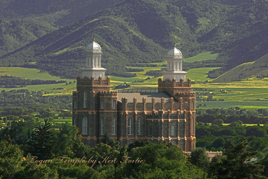 Temples by Ken Fortie LOGAN UTAH TEMPLE