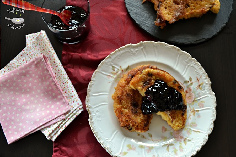Tostada francesa de panettone