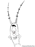 Plankton Coloring Pages