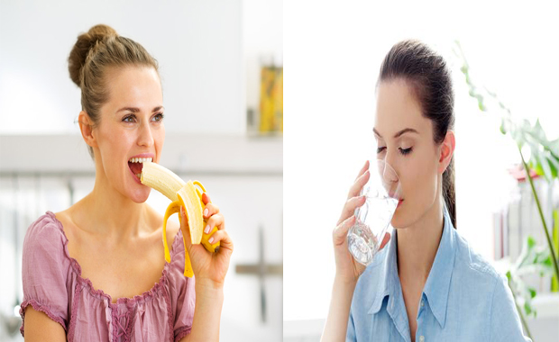 benefits of a banana and cup of warm water in morning
