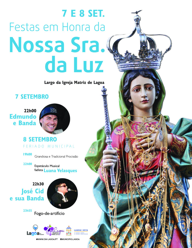 Lagoa em festa com a Nossa Senhora da Luz Lagoa em festa com a Nossa Senhora da Luz