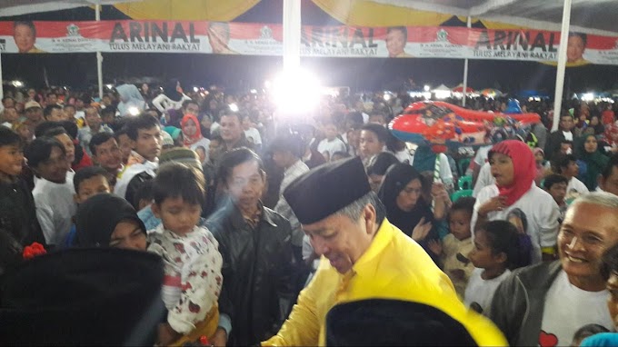 Arinal Satu-Satunya Cagub Lampung Yang Turun Ke Desa Trimodadi
