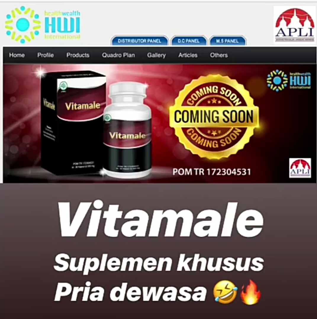 vitamale hwi distributor resmi herbal dan kecantikan pt vitamale hwi distributor resmi herbal dan kecantikan pt
