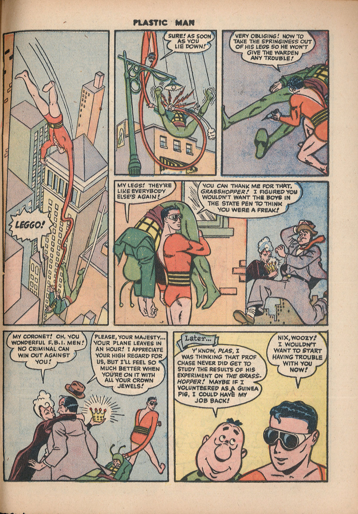 Read online Plastic Man (1943) comic -  Issue #6 - 49