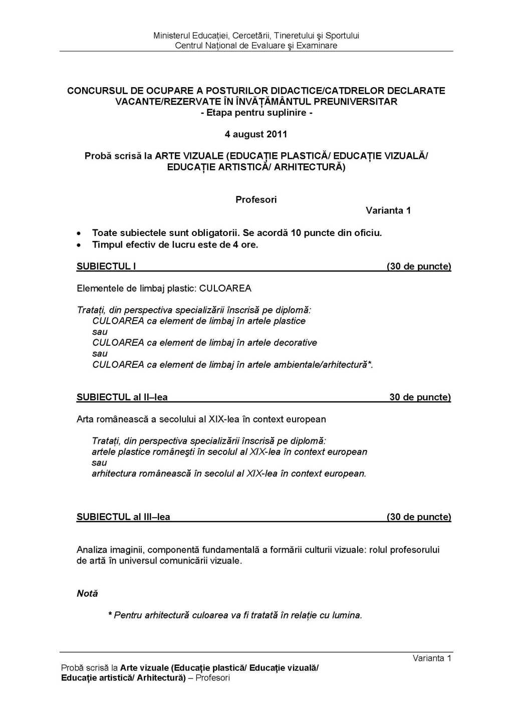 Subiecte Variante Si Rezolvari Pentru Examene Nationale 2020 Septembrie 2012