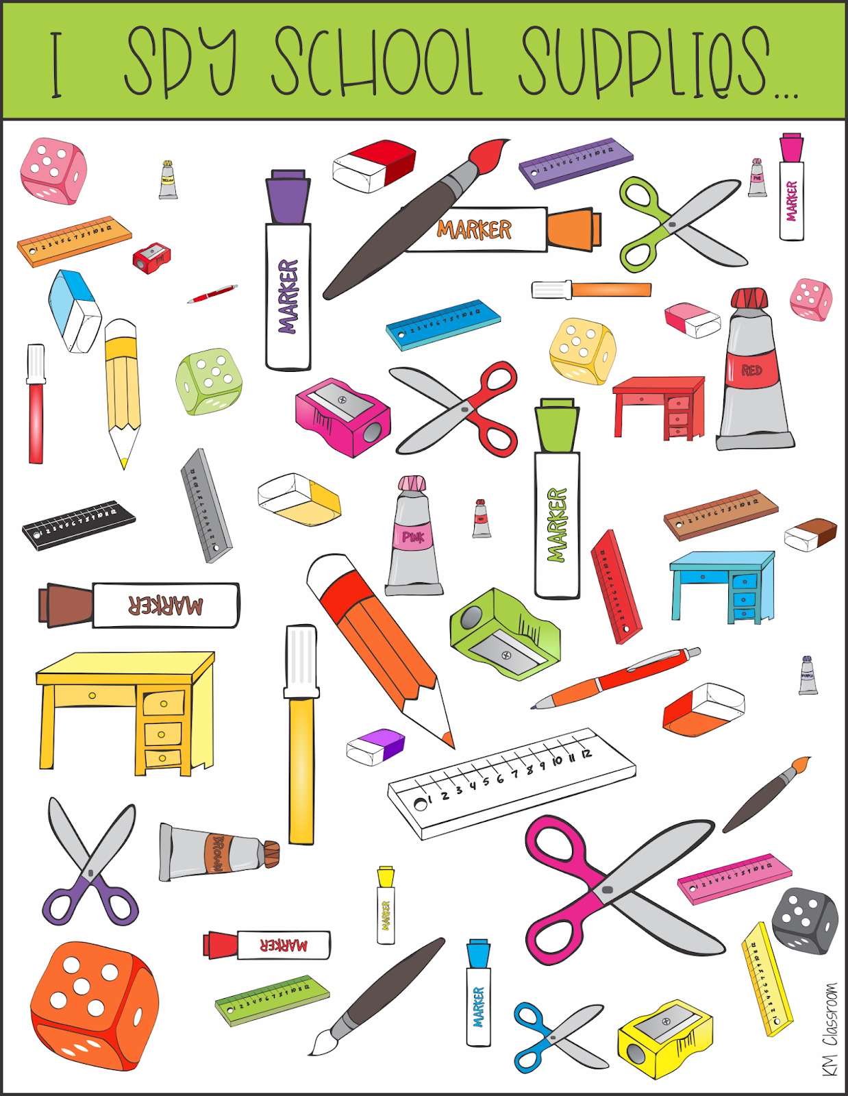 Back To School I Spy Free Printable Activity For Kids - vrogue.co