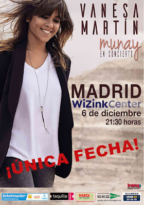 VANESA MARTÍN y su esperado concierto en la capital. VANESA MARTÍN y su esperado concierto en la capital.