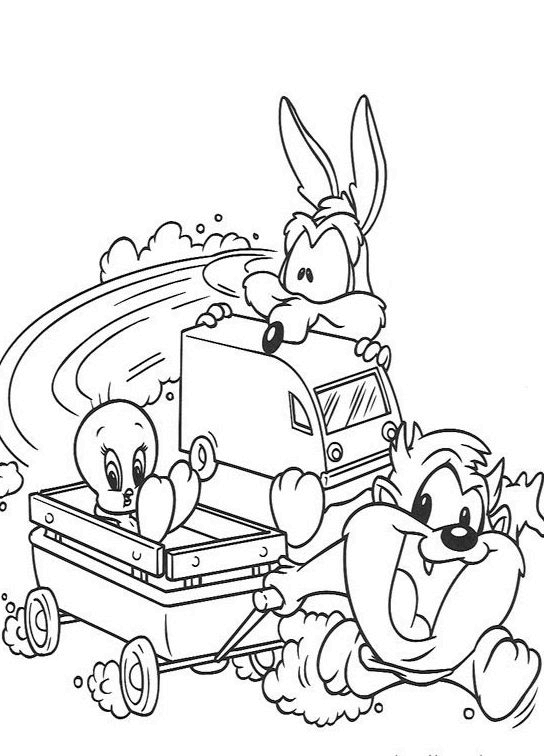 looney toons christmas coloring pages - photo #30